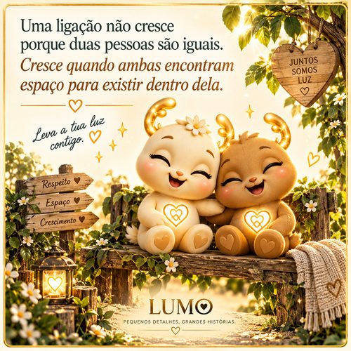 Uma ligação não cresce porque duas pessoas são iguais. Cresce quando ambas encontram espaço para existir dentro dela.