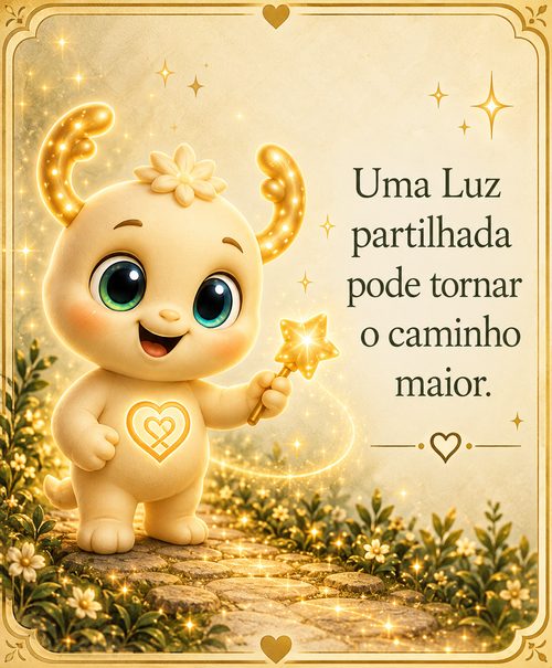 Uma Luz partilhada pode tornar o caminho maior.