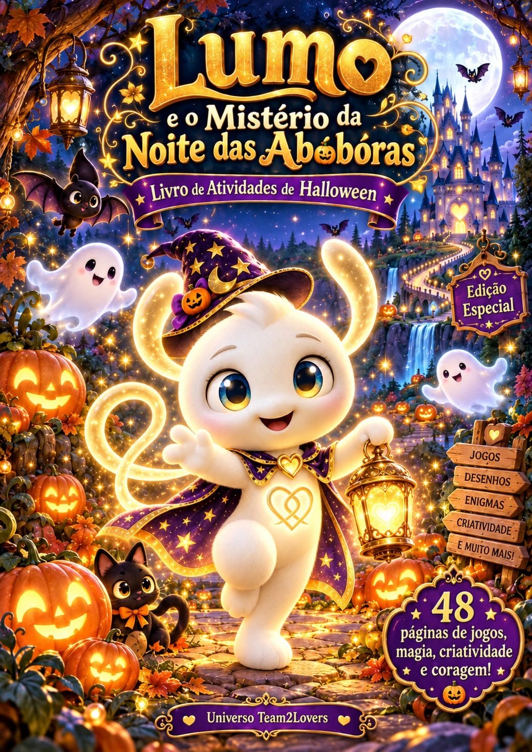 Capa de Lumo e o Mistério da Noite das Abóboras