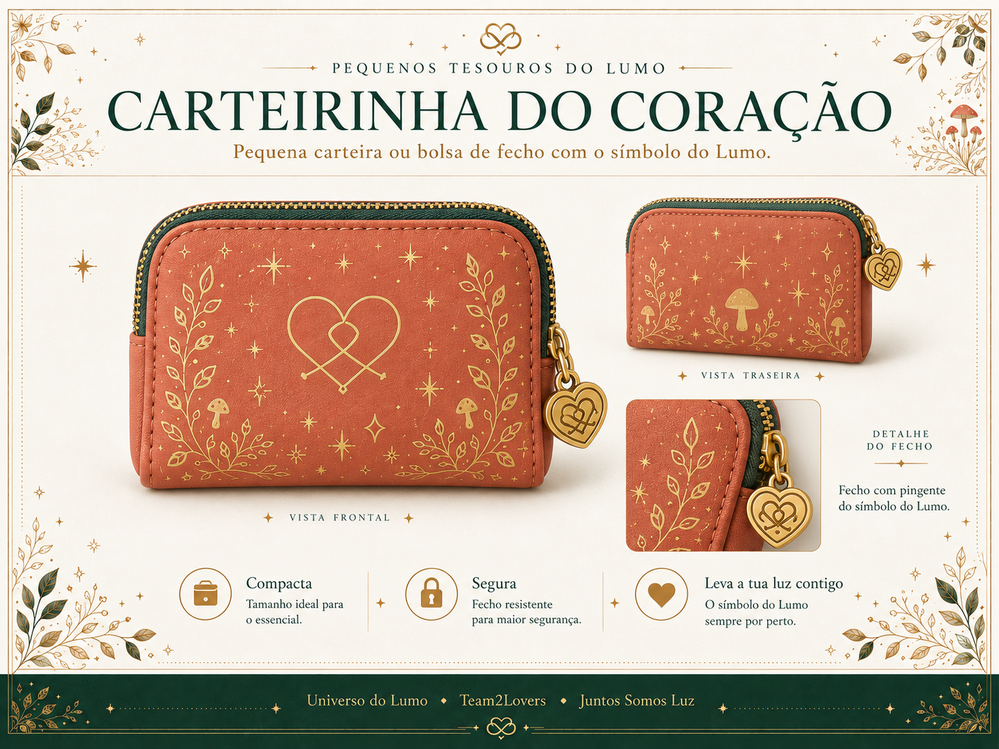 Imagem exemplificativa: Carteirinha do Coração, design do universo Lumo.