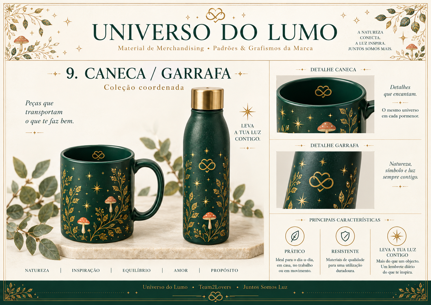 Imagem exemplificativa: Caneca Universo Lumo, design do universo Lumo.
