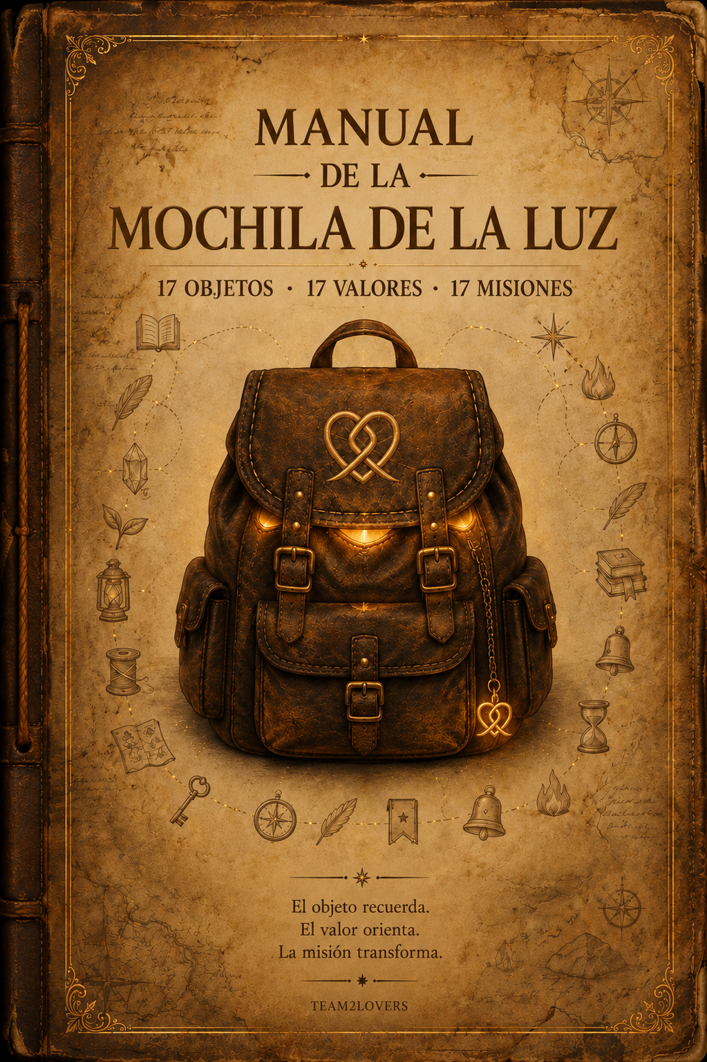Capa: Manual da Mochila da Luz — edição pública em espanhol